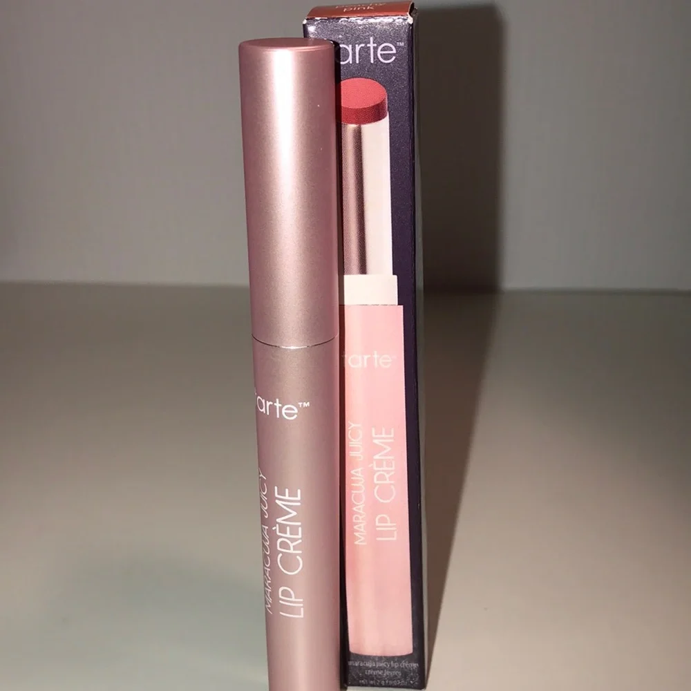 NEW Tarte maracuja juicy lip crème in peachy pink NEW